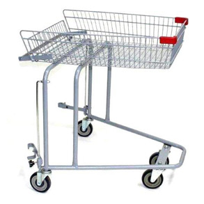 Shopping cart for wheelchair MS-1982