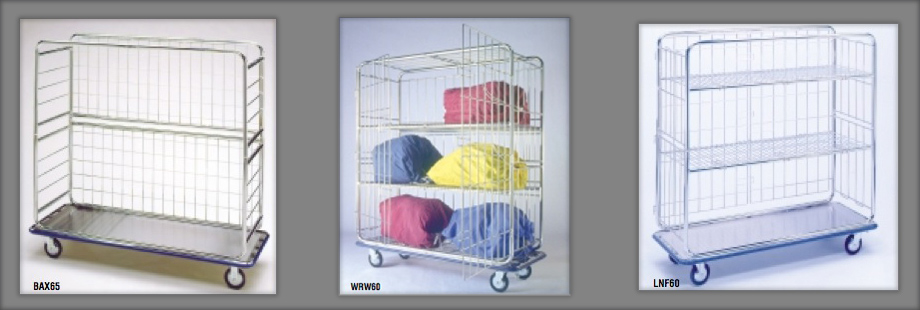 Trolleys for laundry